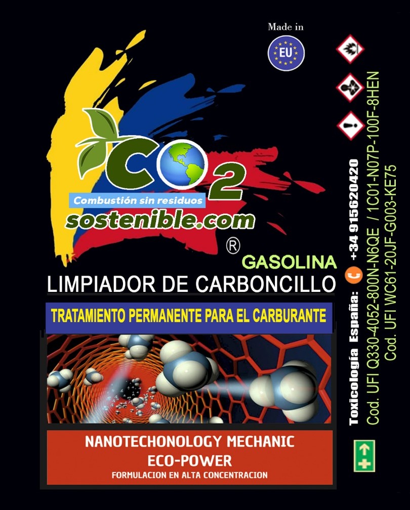 Power eco-fuel Gasolina Industrial & Tratamiento permanente.