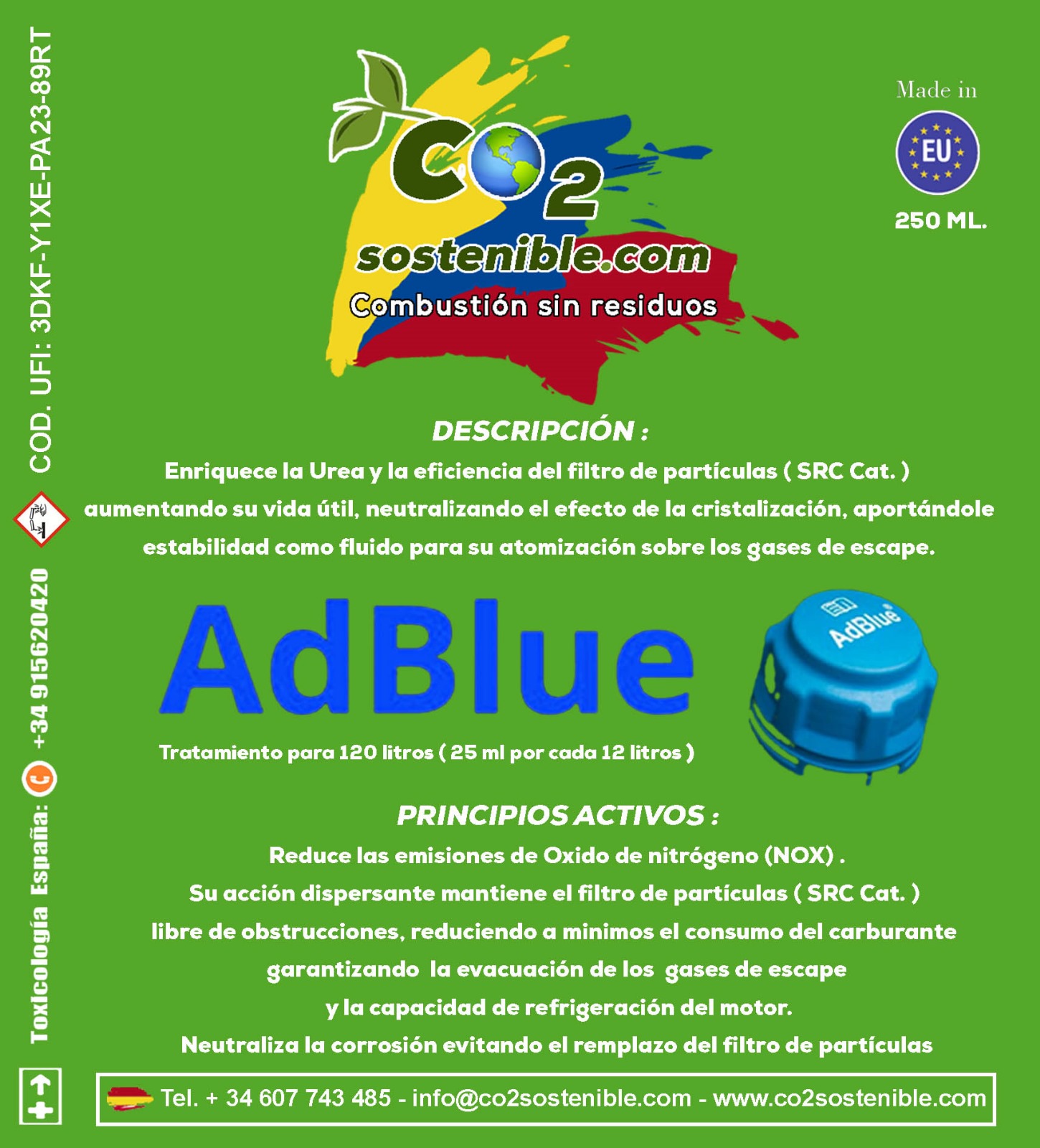 Tratamiento AdBlue para 120 litros